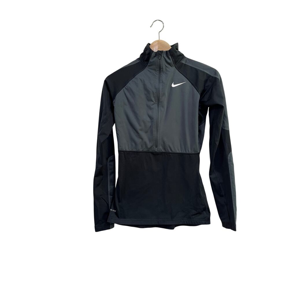 Nike Pro Dri Fit Half Zip Athletic Running Workout Pullover Jacket Small